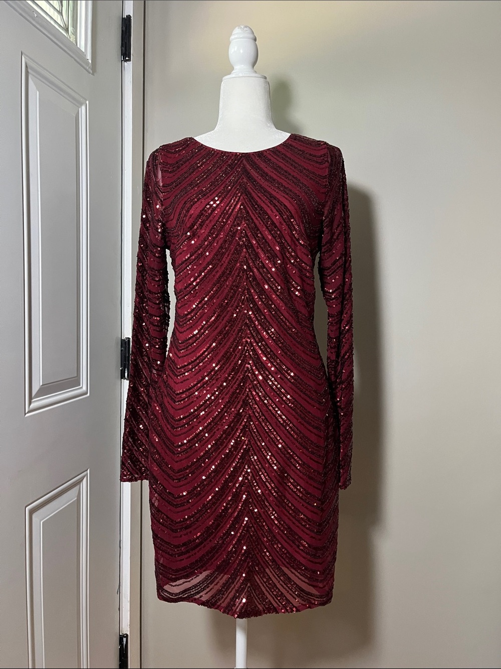 GB Sequin Cocktail Dress, Size XL